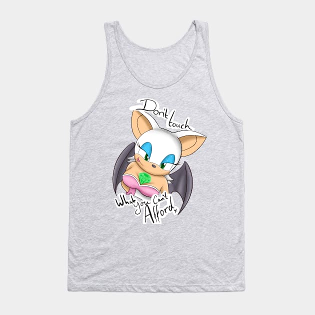 Don’t touch what you can’t afford - Rouge Tank Top by Pastelpandabum